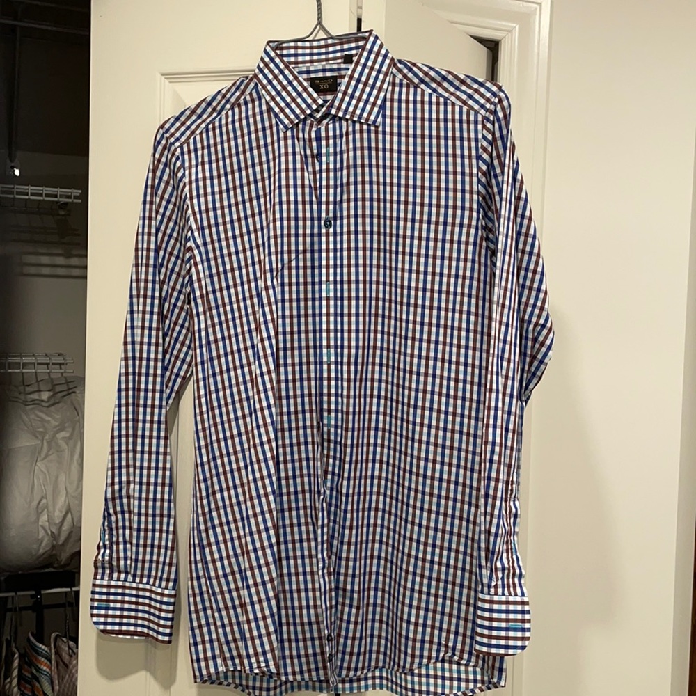 Sand XO medium button down